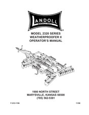 Landoll WEATHERPROOFER II 2320 Series Operator's Manual