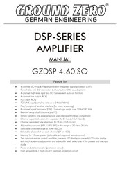 Ground Zero DSP Series Manual