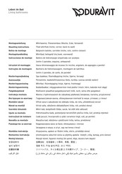 DURAVIT Happy D.2 760320 Mounting Instructions