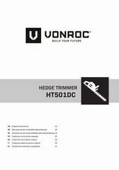 VONROC HT501DC Original Instructions Manual