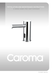 Caroma G16010E6A Installation And Maintenance Instructions Manual