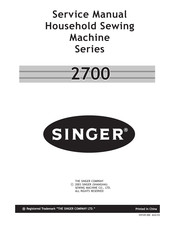 Singer 2700 Series Service Manual