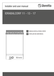 Beretta IDRABALCONY 17 Installer And User Manual