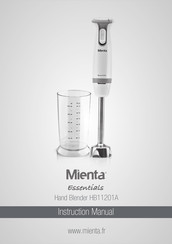 Mienta Essentials HB11201A Instruction Manual