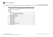 Sony Ericsson J100i Troubleshooting Manual, Mechanical