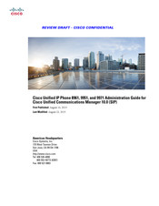 Cisco UNIFIED 9971 Administration Manual