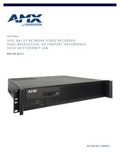 Harman AMX NMX-NVR-N6123 User Manual