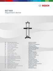 Bosch SCT 815 Original Operating Instructions