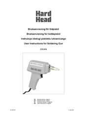 Hard Head 213-014 User Instructions