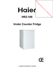 Haier HRZ-186 User Instructions