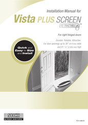 Seiki Vista Plus Screen Installation Manual
