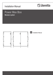 Beretta POWER MAX BOX 600-4 P Installation Manual