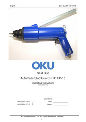 OKU EP-12 Operating Instructions Manual