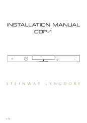 STEINWAY LYNGDORF CDP-1 Installation Manual