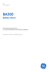 Ge BA300 Commissioning Instructions