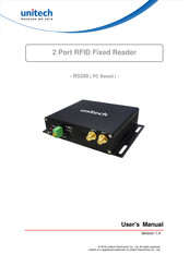 Unitech RS200 ( PC Based ) User Manual