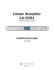 Linear Acoustic LA-5291 Installation & User Manual