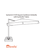 Island Umbrella Santorini II Manual