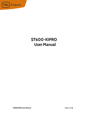 DNF Controls ST600-KIPRO User Manual