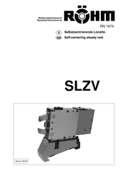 Rohm SLZV Operating Instructions Manual