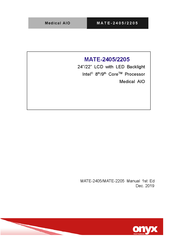 Onyx MATE-2205 Manual
