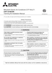 Mitsubishi Electric CMY-Q100CBK Installation Manual