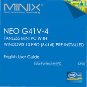 Minix Neo G41V-4 User Manual