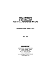 Magtek 22410003 Technical Reference Manual