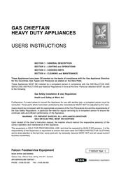 Falcon G1066X User Instructions
