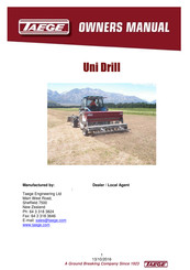 Taege Uni Drill Owner's Manual