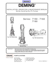 Deming 7150 Series Installation, Operation & Maintenance Manual