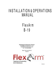 FlexArm B-19 Installation & Operation Manual