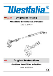 Westfalia 93 76 10 Original Instructions Manual
