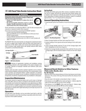 RIDGID 606M Instruction Sheet
