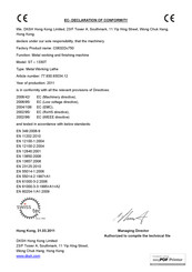 STALEX C0636D Operations Manual & Parts List
