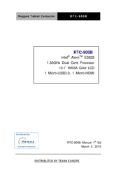 Texim Europe RTC-900B Manual