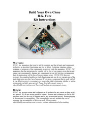 BYOC B.G. Fuzz Instructions Manual