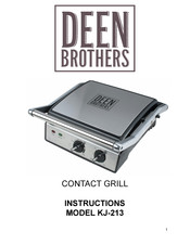 Deen brothers KJ-213 Instructions Manual