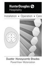 HunterDouglas Duette PowerView Installation Operation Care