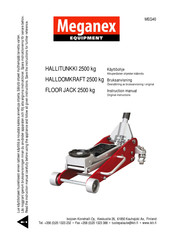Meganex MEG40 Instruction Manual
