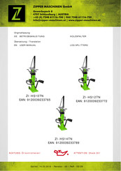 ZIPPER MASCHINEN 9120039233765 User Manual