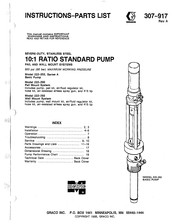 Graco 222-390 Instructions-Parts List Manual