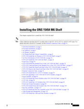 Cisco ONS 15454 M6 Installation Manual
