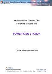ARGtek CPE 2630 Quick Installation Manual