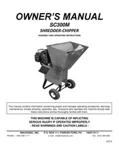 MACKISSIC SC300M Owner's Manual