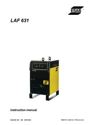 ESAB LAF 631 Instruction Manual