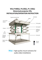 Wize PL120L Installation & Operation Manual