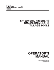 AGCO Glencoe SOIL FINISHER SF4600 Operator's Manual