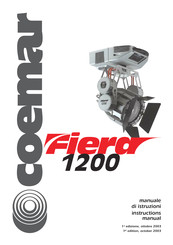 Coemar Fiera 1200 Instruction Manual