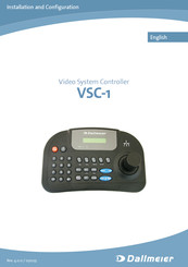 dallmeier VSC-1 Installation And Configuration Manual